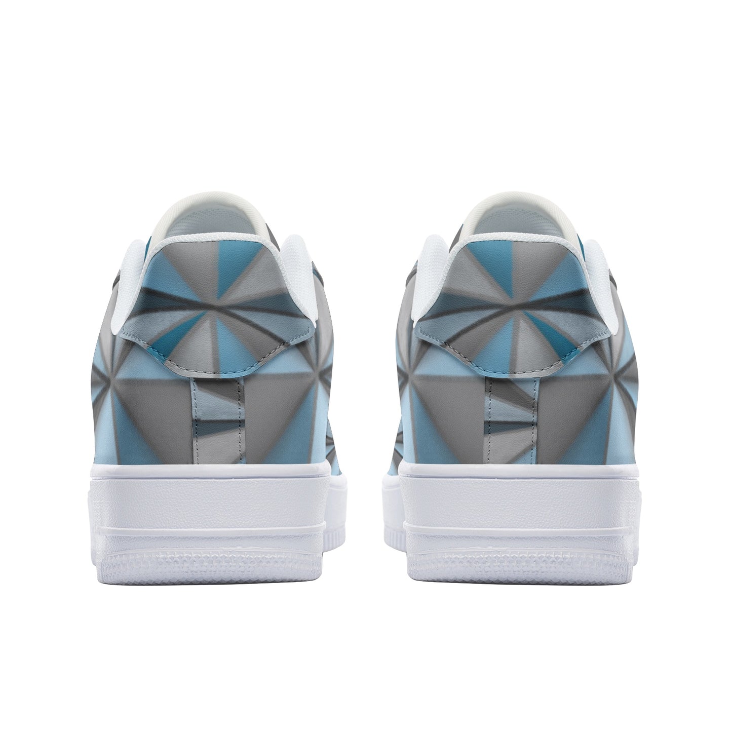 Geometry Shoes Low Top Leather Sneakers