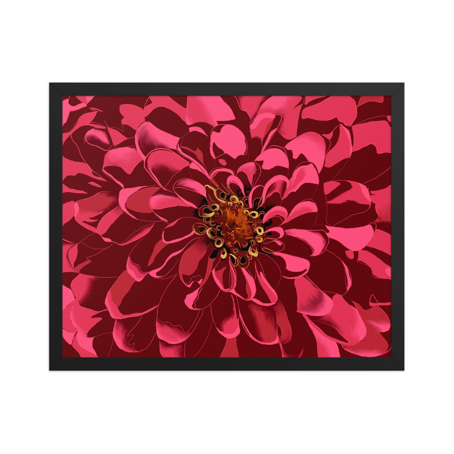 Chrysanthemum by Bryan Dodson Framed Art Print on Paper 16x20