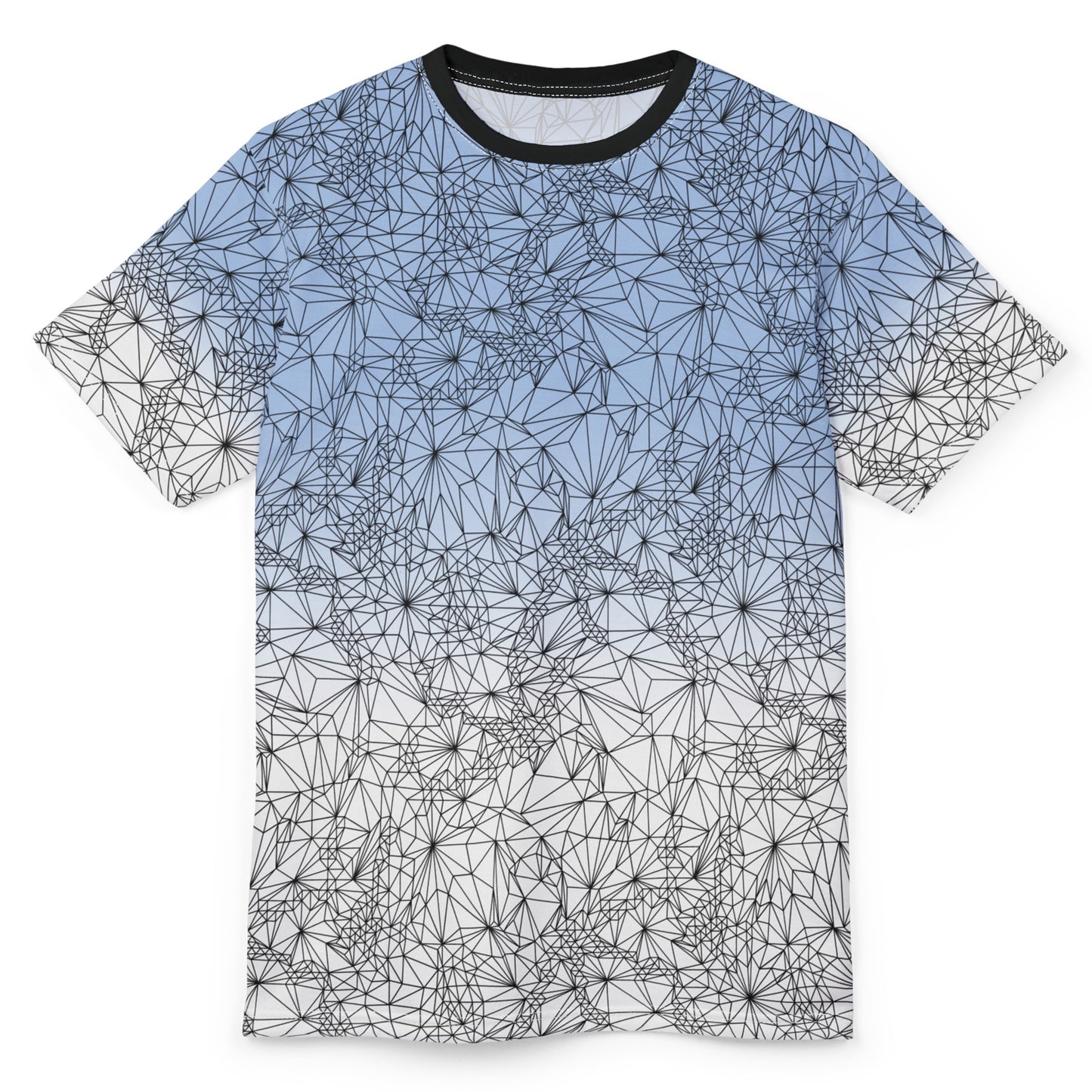 Front view of Tri-Mesh Geometric Gradient T-shirt