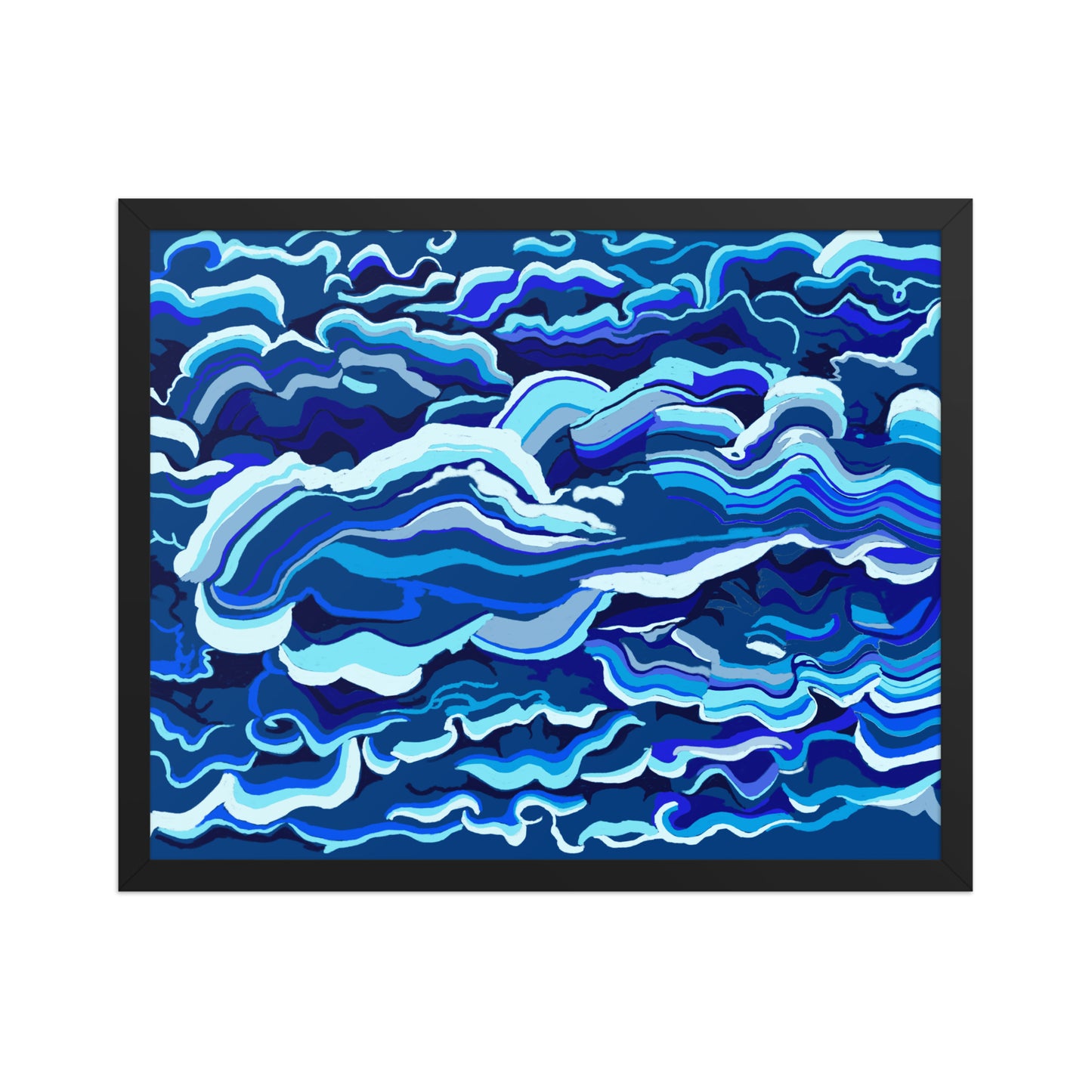 Lichen Cloud Dreams by Bryan Dodson Framed Art Print on Paper 16x20
