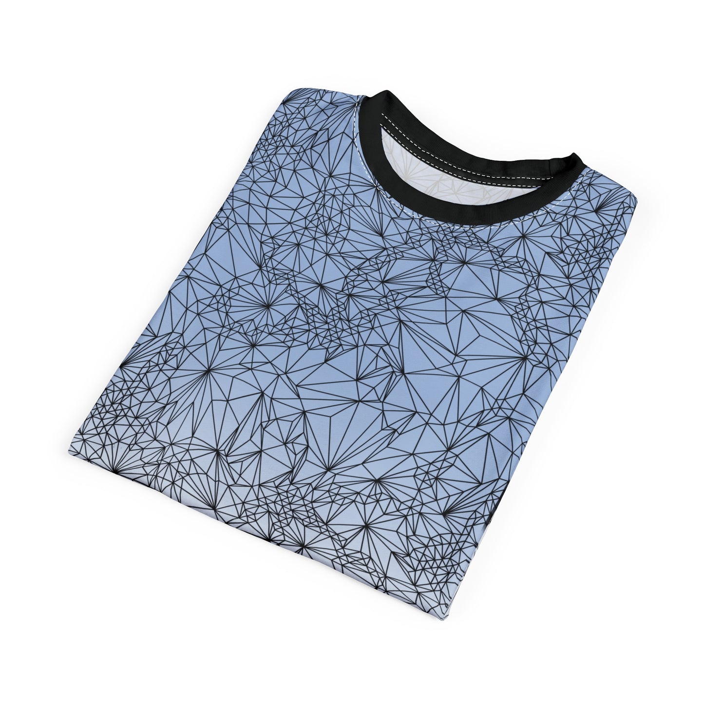 Tri-Mesh Geometric Gradient T-shirt folded