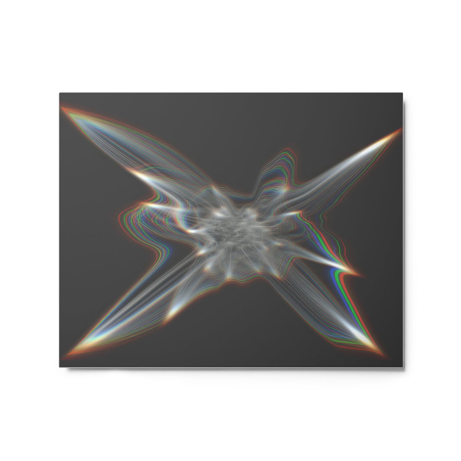 Featuring The Light Within, a print on metal