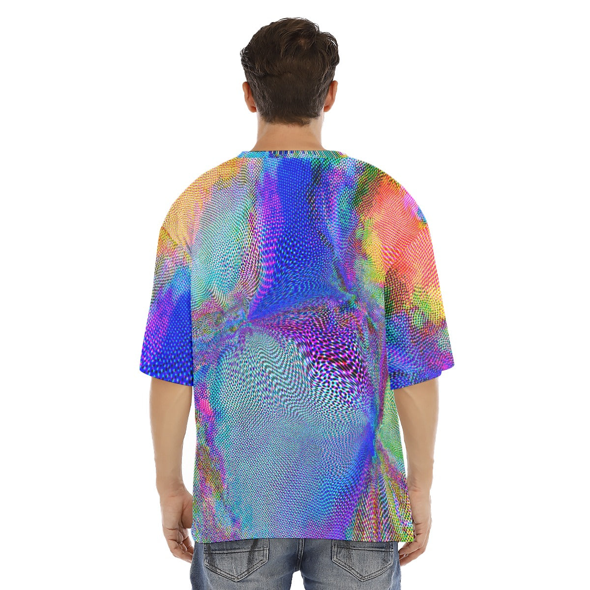 Thought Residue Men's Oversize Short Sleeve Cotton T-Shirt