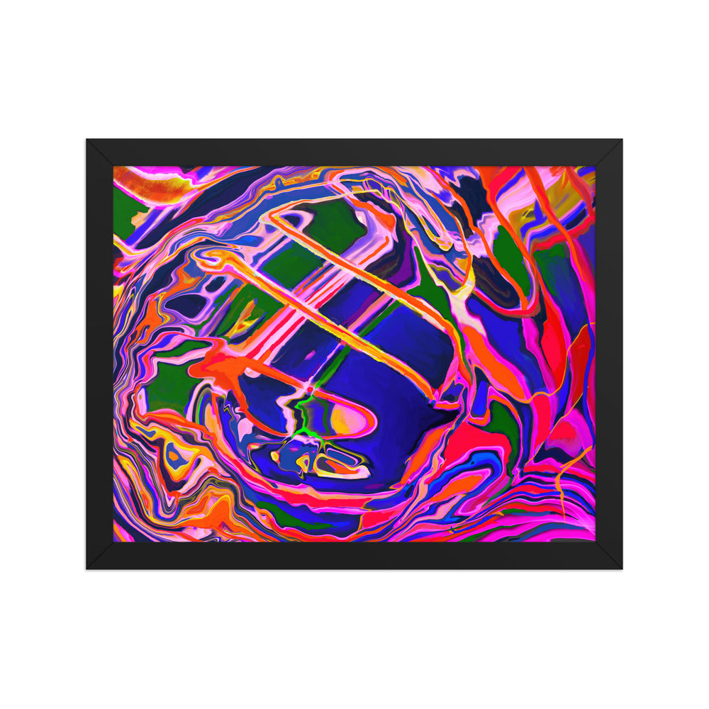 Abstract 2021 by Bryan Dodson Framed Art Print on Paper 11x14