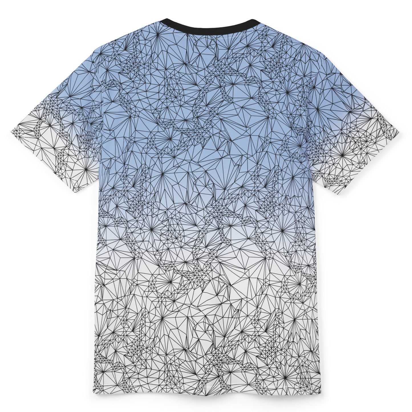 Back view of Tri-Mesh Geometric Gradient T-shirt