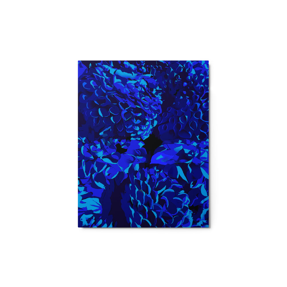 Blue Flower by Bryan Dodson Print on Metal 11x14
