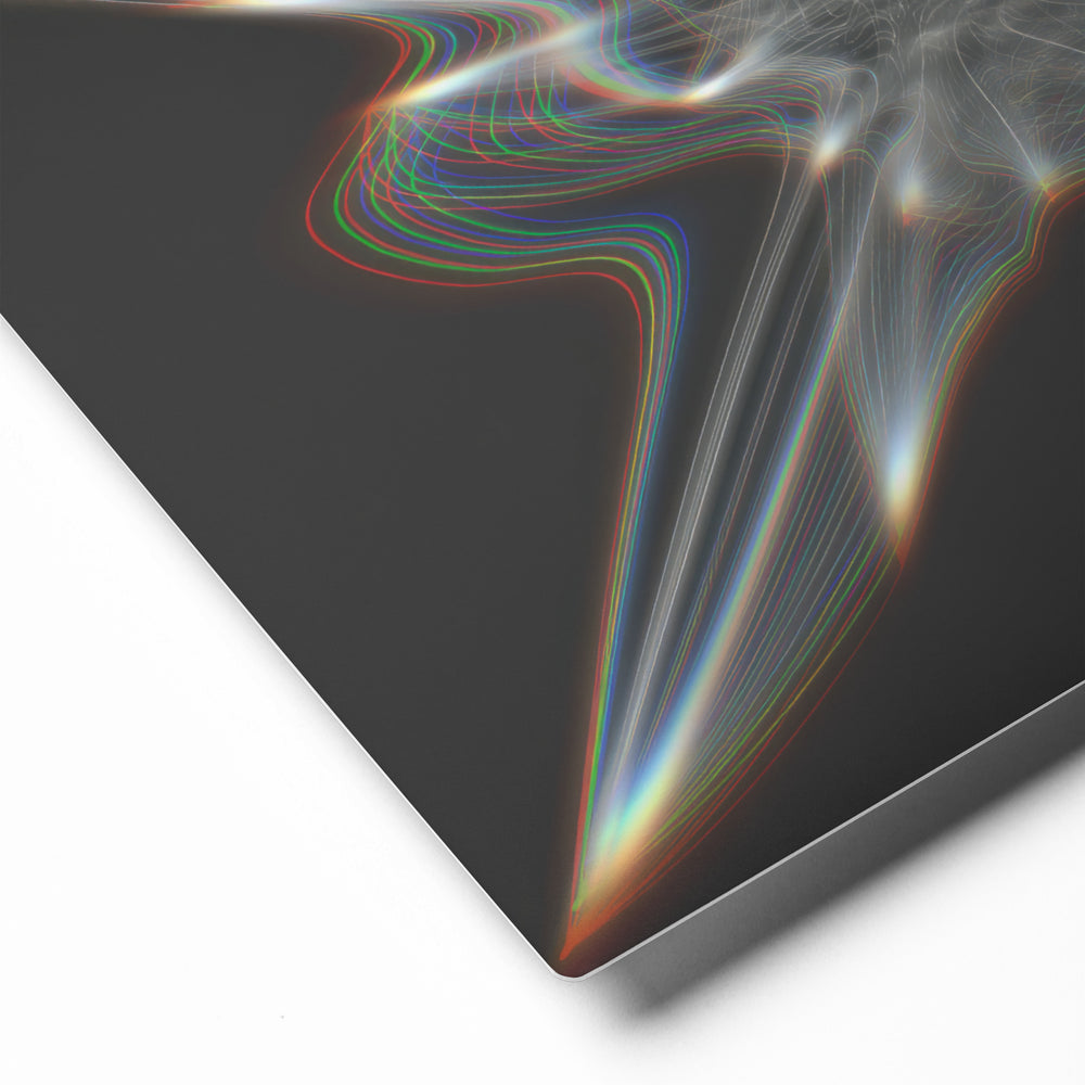 The Light Within Detail showing the corner of the 8x10 inch glossy metal print