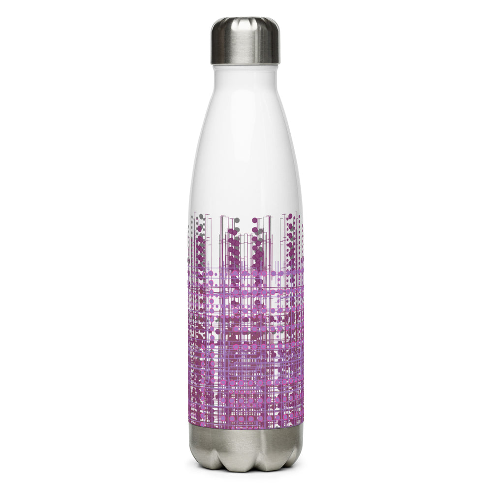 Digi Dots by Michelle Penland Dodson, Stainless steel insulated 17 ounce water bottle