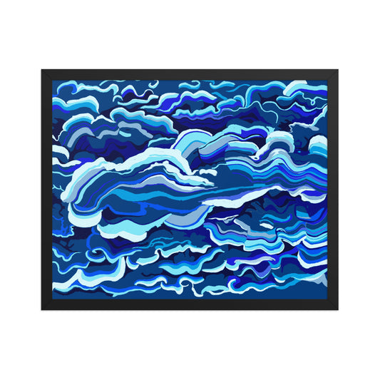 Lichen Cloud Dreams by Bryan Dodson Framed Art Print on Paper 16x20