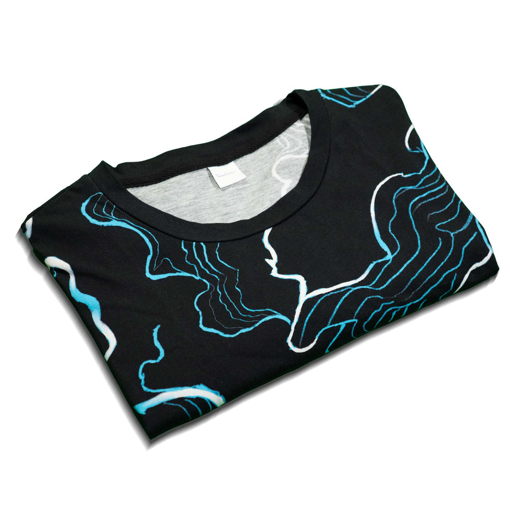 Vibrations Cotton T-Shirt folded