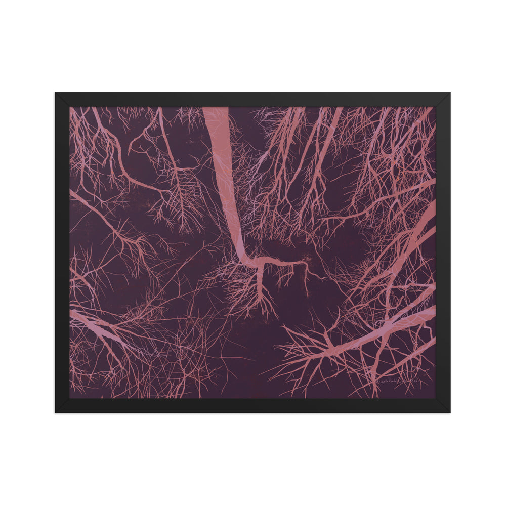 Tree Tops by Michelle Penland Dodson Framed Art Print on Paper 16x20