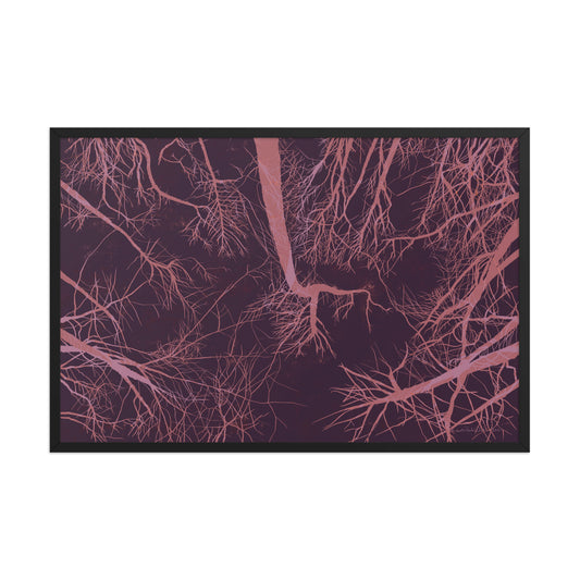 Tree Tops by Michelle Penland Dodson Framed Art Print on Paper 24x36