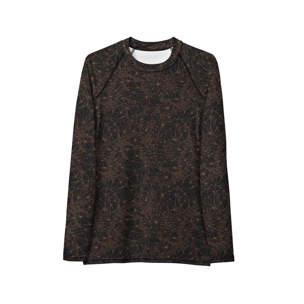 Tri-Mesh Geometric Women's Long Sleeve UV 50 Plus Shirt - Rash guard Front